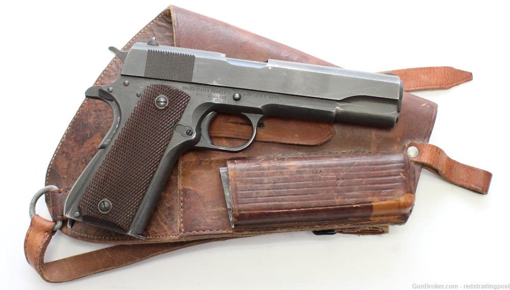 Remington Rand M1911 A1 5" Barrel 45 ACP 1911 US Army Pistol w/ Holster C&R-img-0