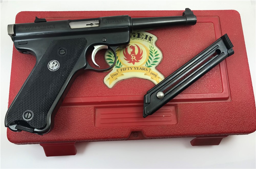 Ruger MK II .22 LR 50th Anniversary + Red Box & Papers 2PL41-NLS-img-0