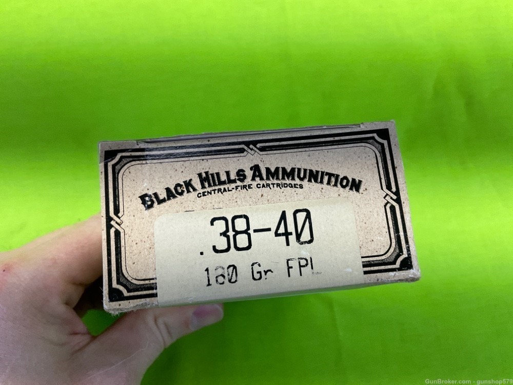 Black Hills 38-40 180 GR FPL Cowboy Action Lead Flat Point 50 Round box-img-0