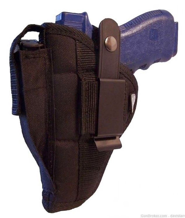 Pistol Holster Large Frame Auto and Revolver  Clip On TAC-WSB8-img-0