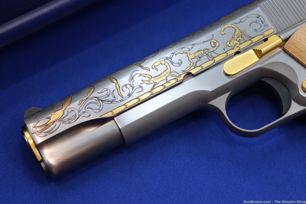 Colt Untamed Series ALACRAN 1911 Pistol GOLD ENGRAVED 38 Super 1 of 200 New-img-2