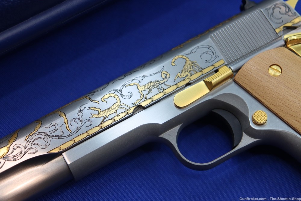 Colt Untamed Series ALACRAN 1911 Pistol GOLD ENGRAVED 38 Super 1 of 200 New-img-3