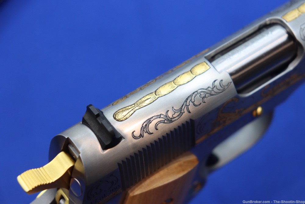 Colt Untamed Series ALACRAN 1911 Pistol GOLD ENGRAVED 38 Super 1 of 200 New-img-18