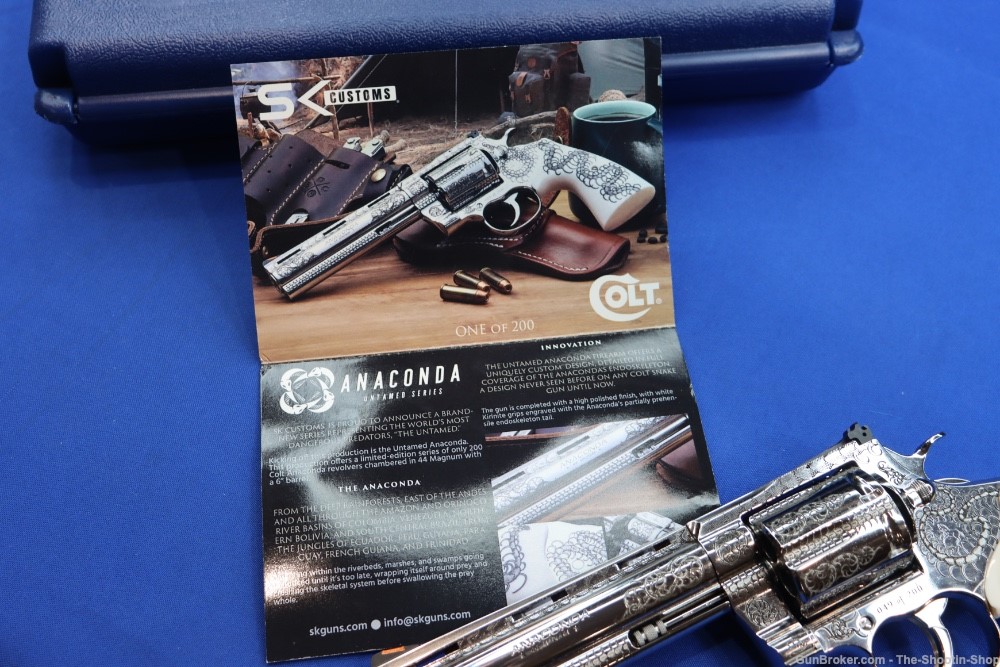 Colt ANACONDA Revolver Untamed Series 44MAG Engraved Stainless 1 of 200 NEW-img-44