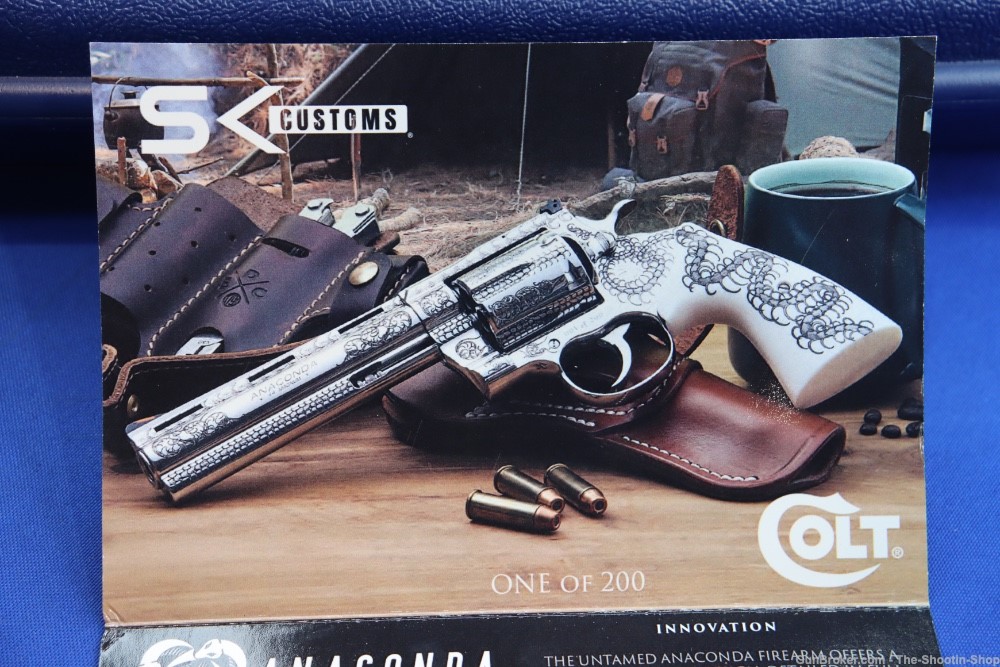 Colt ANACONDA Revolver Untamed Series 44MAG Engraved Stainless 1 of 200 NEW-img-45