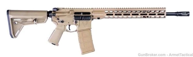 Stag 15 Tactical 16" Rifle FDE RH Free Ship No CC Fee and Extras!-img-0