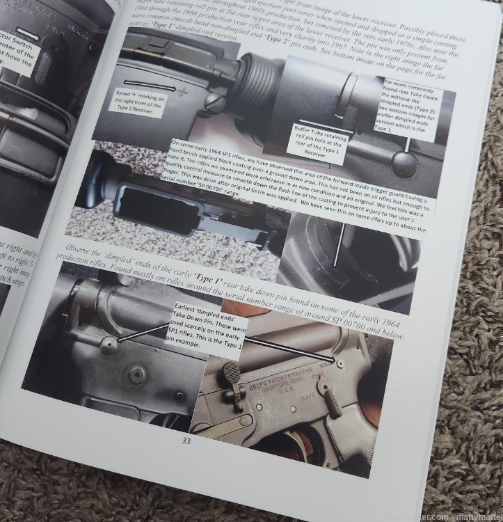 Colt AR15 SP1 Rifle Collectors Guide Book ENHANCED 4th PRINTING for 2023 ! -img-3