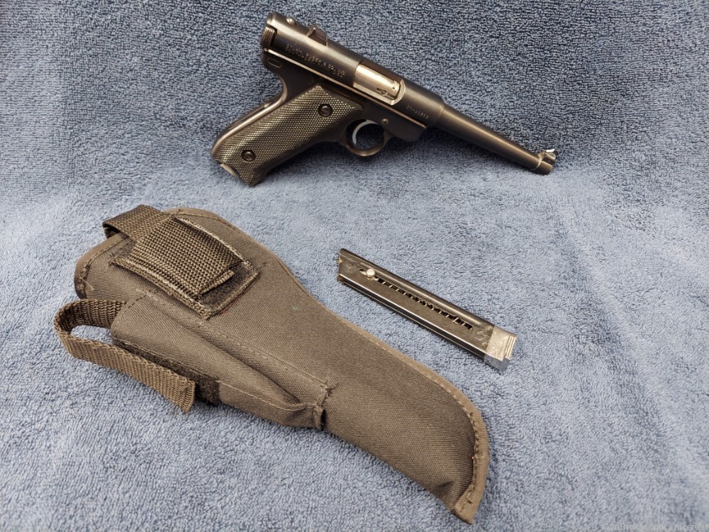 RUGER STANDARD AUTOMATIC PISTOL (Pre Mark series) in .22LR caliber  6" BBL-img-1