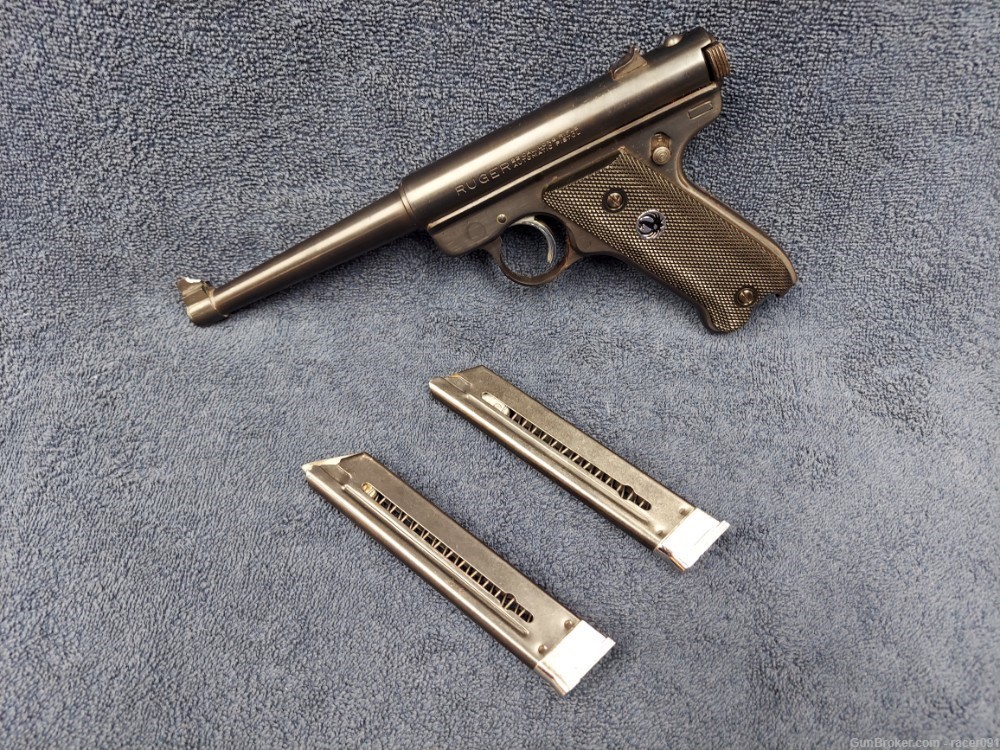 RUGER STANDARD AUTOMATIC PISTOL (Pre Mark series) in .22LR caliber  6" BBL-img-11