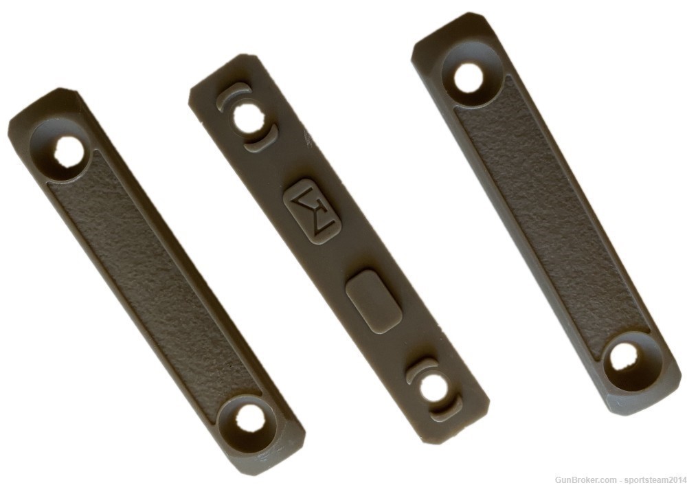 FDE/TAN! 3-pack! MLOK Rail 3" cover grip panels For MLOK AR15/308 Handguard-img-4