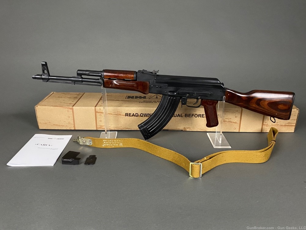 Russian Izhmash Saiga AK47 with Russian stock set pre-2014 AkM in box!-img-6