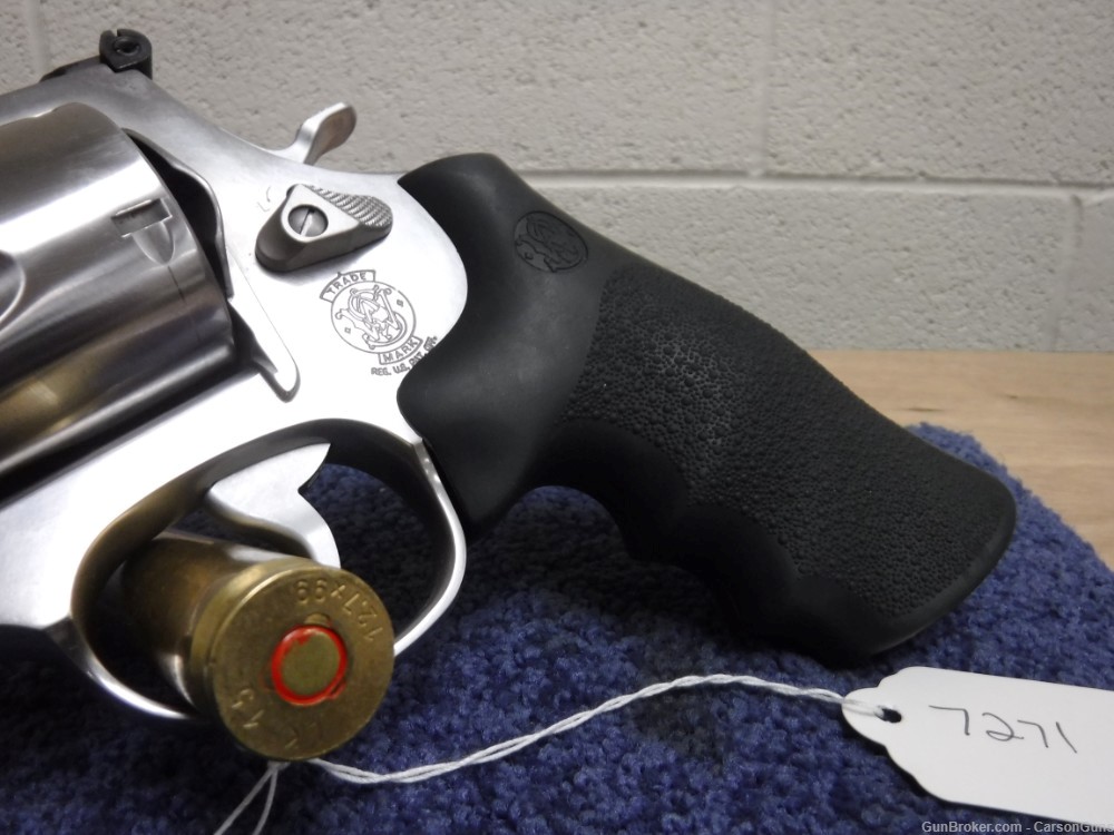 S&W MODEL 500 REVOLVER- 8" .500 S&W MAG W/GALCO LEATHER HOLSTER-img-9