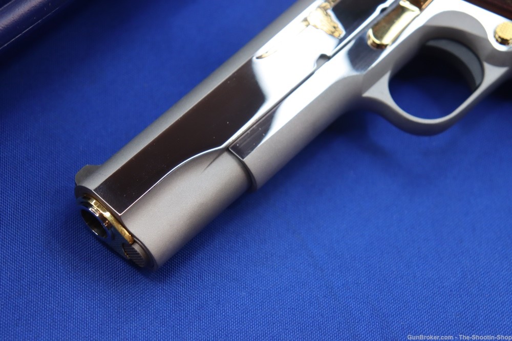 Colt Model 1911 Govt Pistol LONGHORN Engraved 1 of 500 TALO 45ACP Stainless-img-2