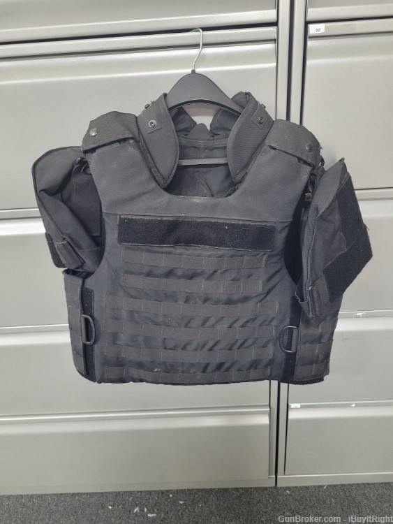 ONE Police Surplus Point Blank Armor IBA Style Carrier w/ IIIA Inserts-img-0