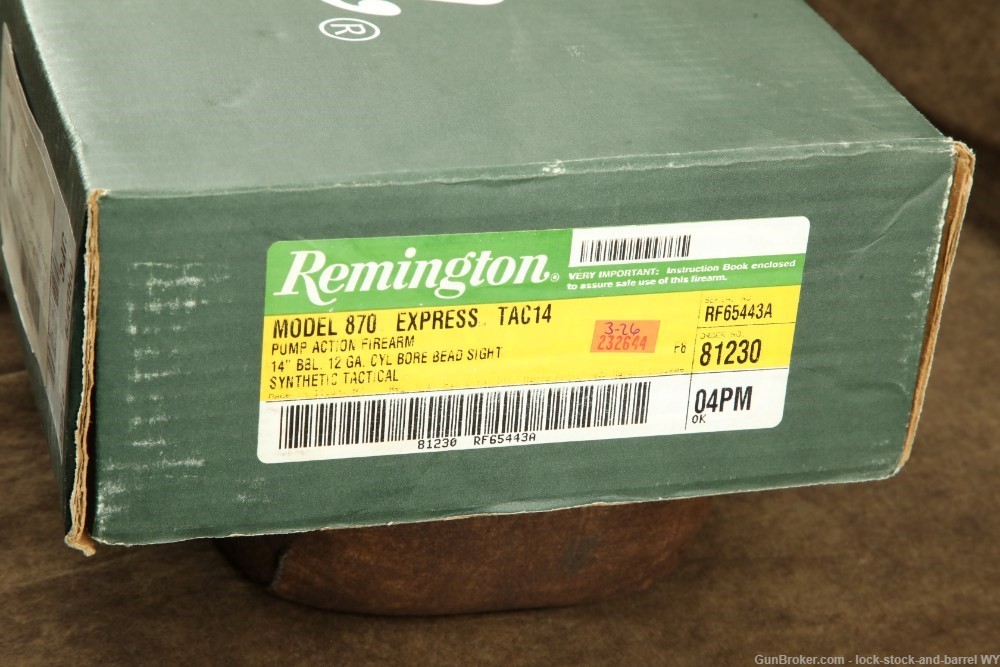 Remington 870 TAC-14 12GA 14" Pump Action Shotgun 2¾”  and 3” Shells-img-35