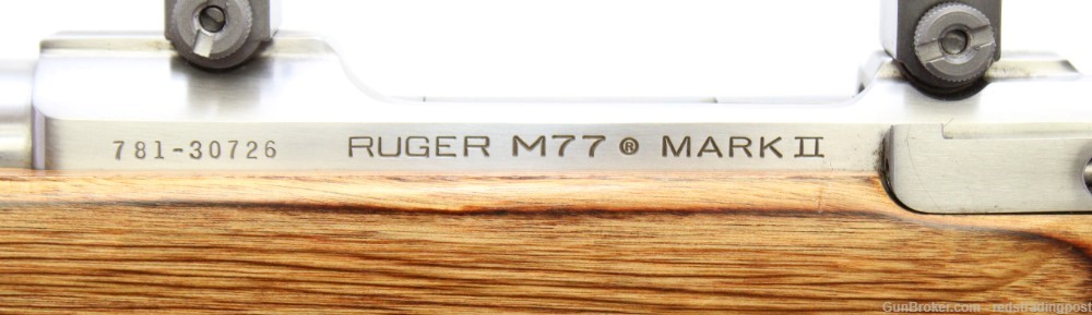 Ruger M77 Mark II 24" Stainless Barrel 300 Win Mag Laminate Stock Rifle -img-14