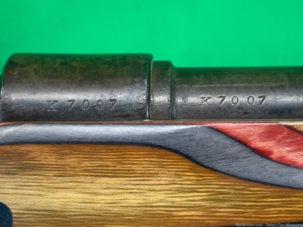 Bubba’d Argentine Mauser 1891 m1891 Laminate stock 7.65 22” cut barrel-img-6