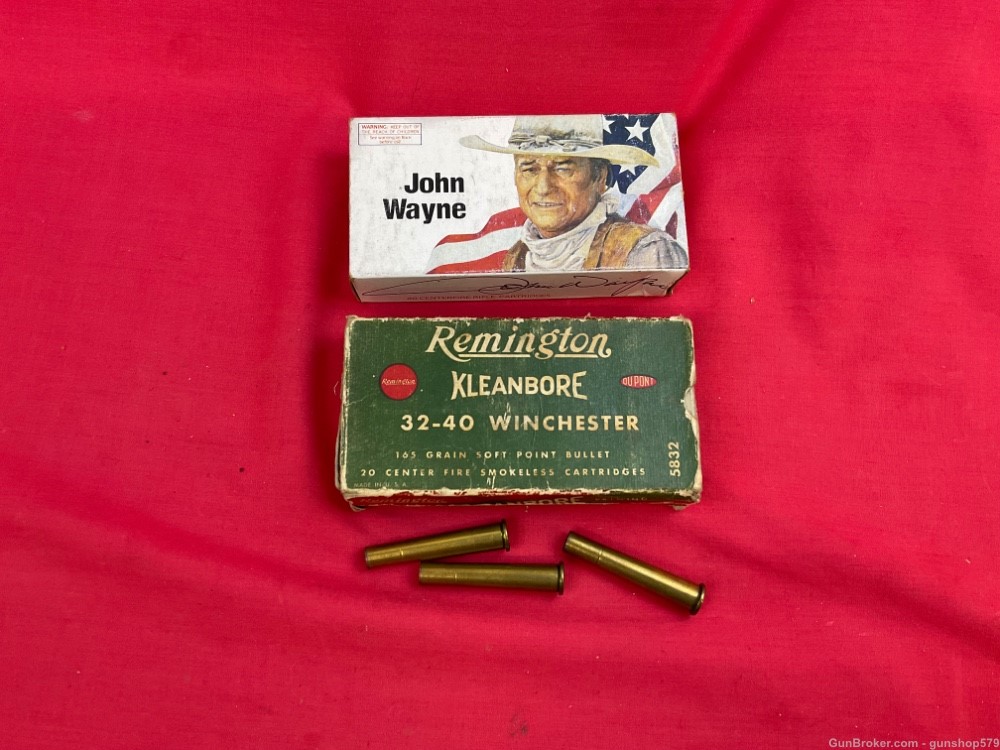 Vintage Winchester 32-40 Brass Components 43 Empty Cases John Wayne 1894 94-img-0
