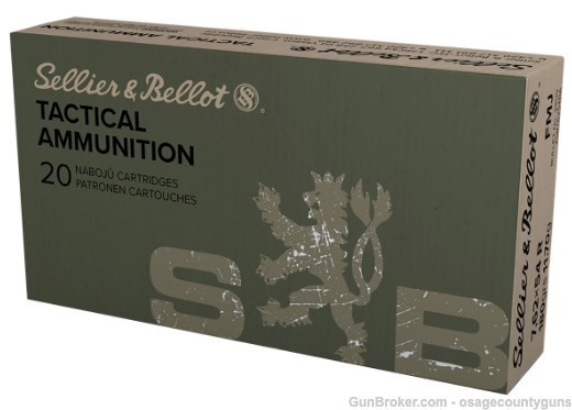 Sellier & Bellot FMJ - 180 Gr - 7.62x54R - 20 Rds-img-1