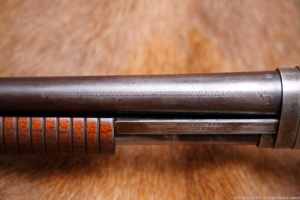 Winchester 97 Model 1897 M97 16 GA 28" FULL Pump Action Shotgun 1917 C&R-img-22