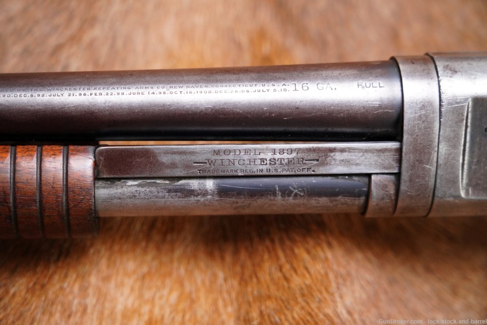 Winchester 97 Model 1897 M97 16 GA 28" FULL Pump Action Shotgun 1917 C&R-img-21