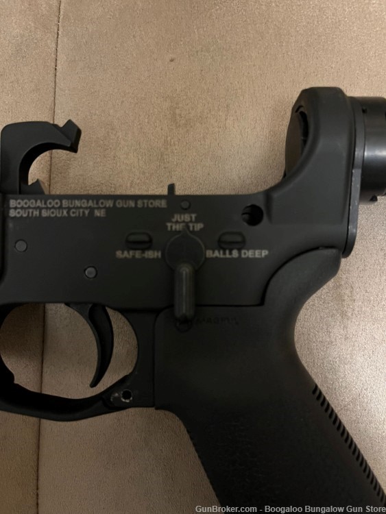POST 86 CUSTOM MACHINE GUN LOWER M4 AR15 BLOWJOB69-img-3