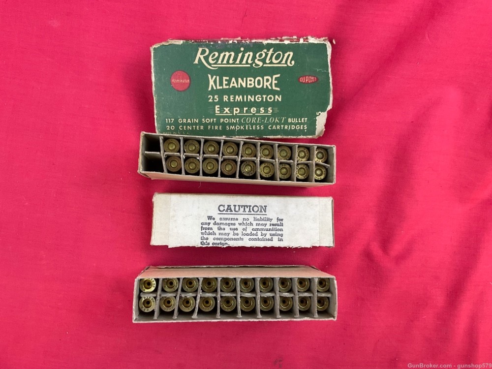 Winchester Remington 25 Rem Auto Rimless 38 Rounds Brass 14 141 8 81 425 -img-1