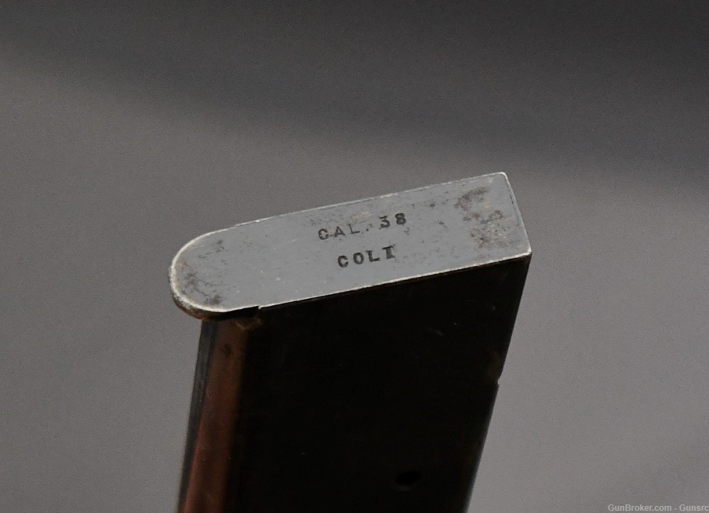 SCARCE ORIGINAL COLT M1903 .38ACP POCKET HAMMER MAGAZINE NO RESERVE-img-4