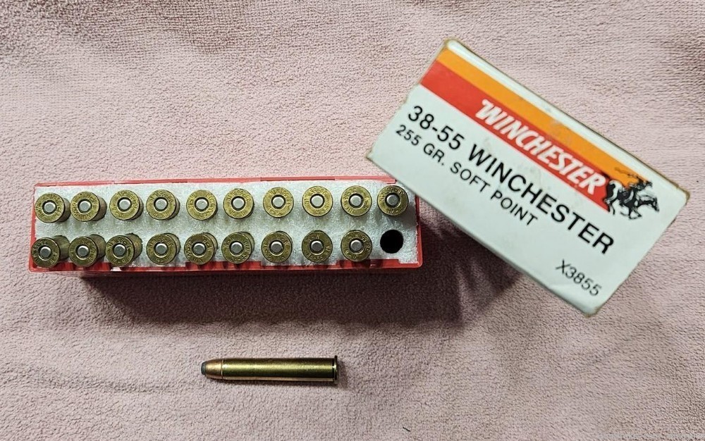Winchester 38-55 255gr Soft Point Ammo 20 Rounds-img-0