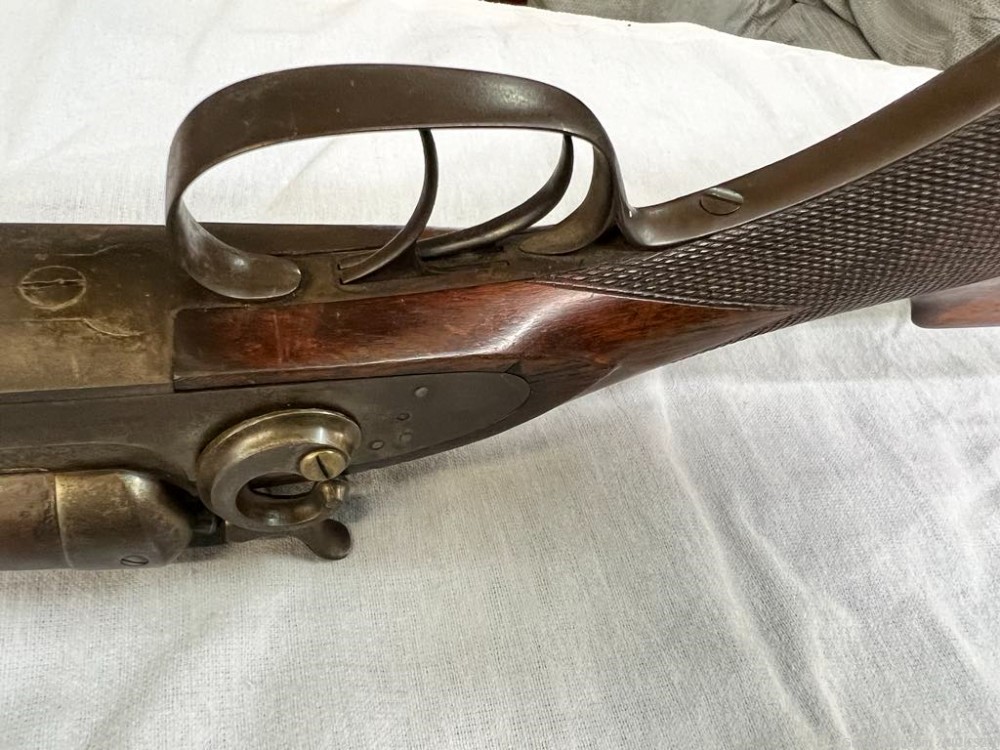 Remington Model 1889 12 gauge double barrel shotgun early model grade 2-img-8