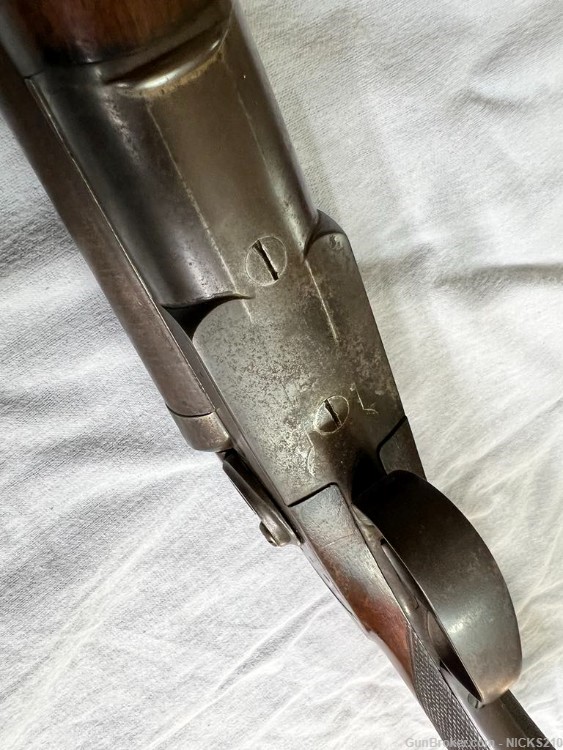 Remington Model 1889 12 gauge double barrel shotgun early model grade 2-img-7