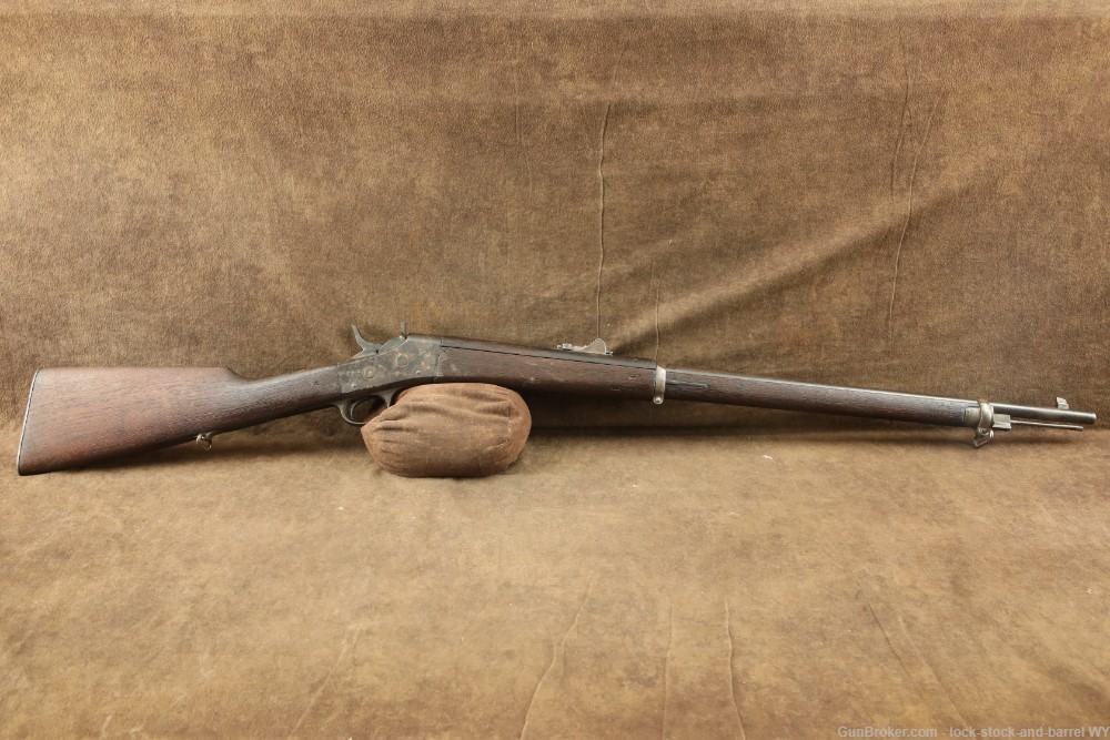 Remington Arms 1874 Rolling Block 7x57mm Mauser Single Shot Rifle Antique-img-2