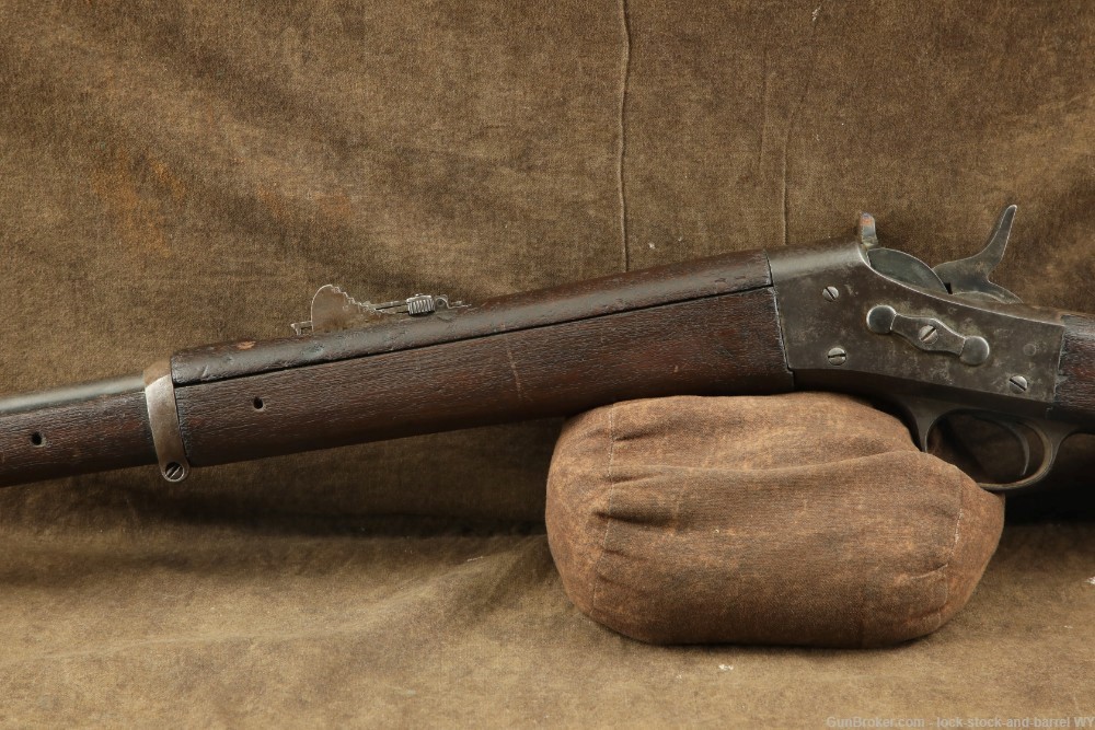 Remington Arms 1874 Rolling Block 7x57mm Mauser Single Shot Rifle Antique-img-11