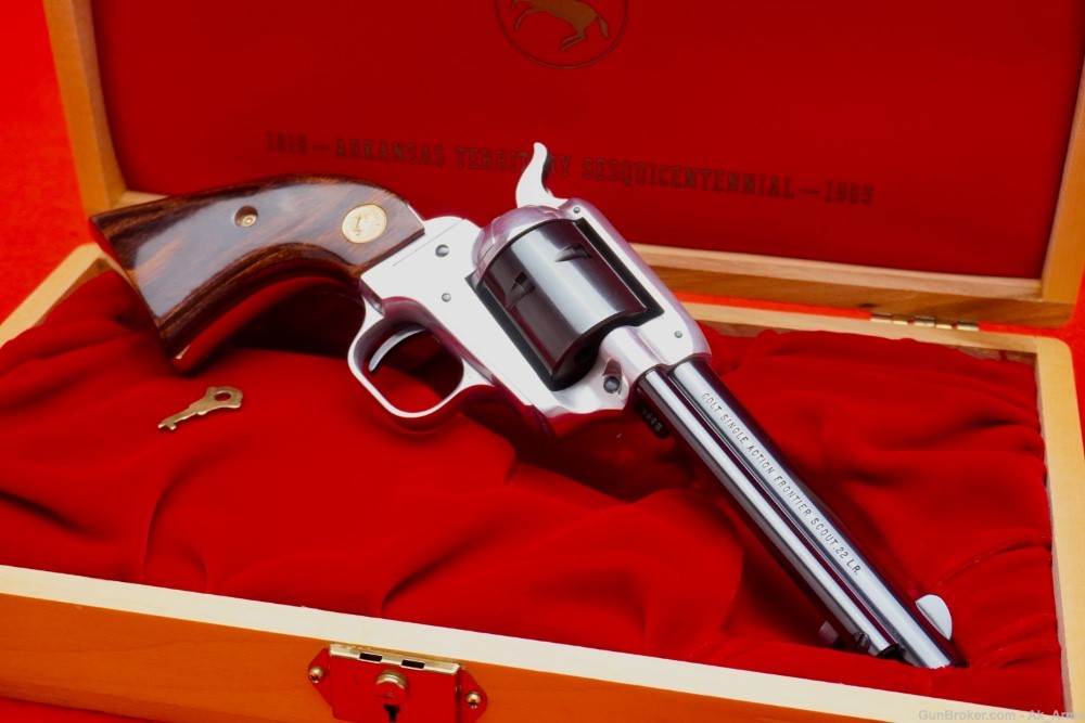 1969 Colt Frontier Scout .22LR 4 3/4" w/Case *FACTORY TWO TONE FINISH*-img-4