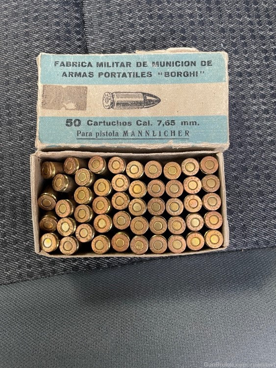 7.65 Mannlicher ammunition 7.65x21 for Steyr m1901 7.63mm 10 ROUNDS!-img-0