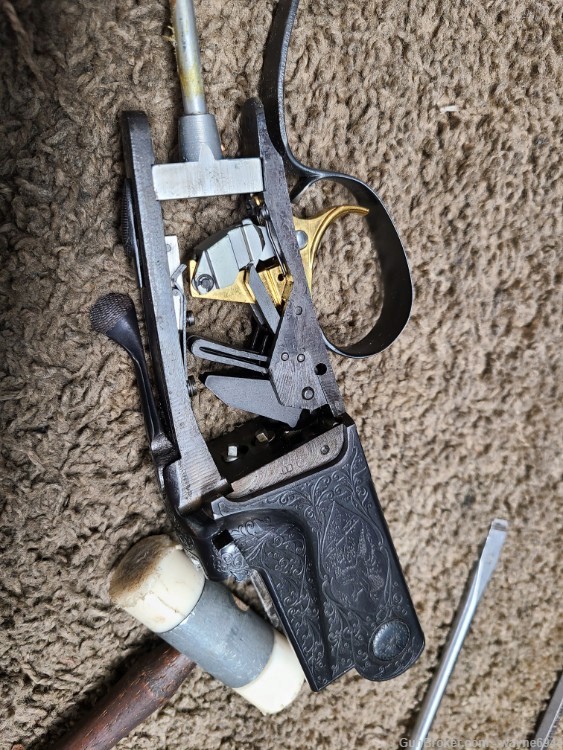 Ithaca SKB Model 500 over/under engraved shotgun-img-2