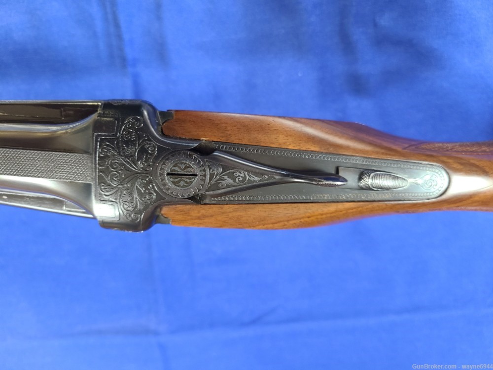 Ithaca SKB Model 500 over/under engraved shotgun-img-15