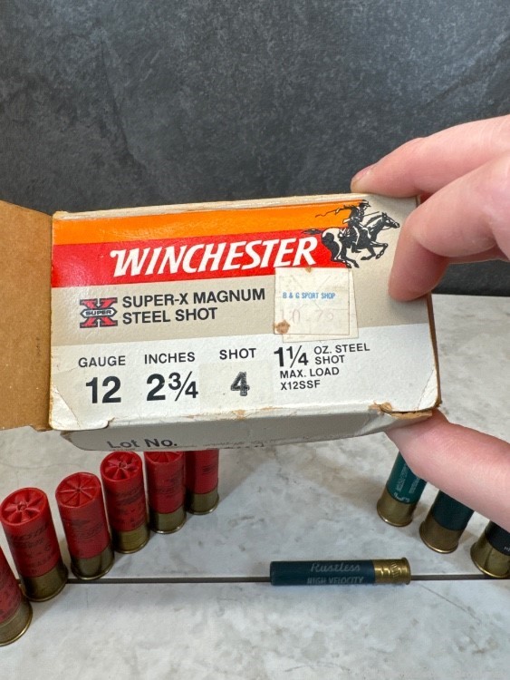 Winchester & Remington 12 guage duck & pheasant & super x shotgun shells-img-9