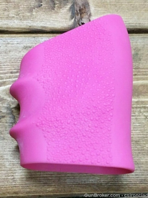 Glock Grip Sleeve Hogue, Large frame HOT PINK fits other guns also-img-0