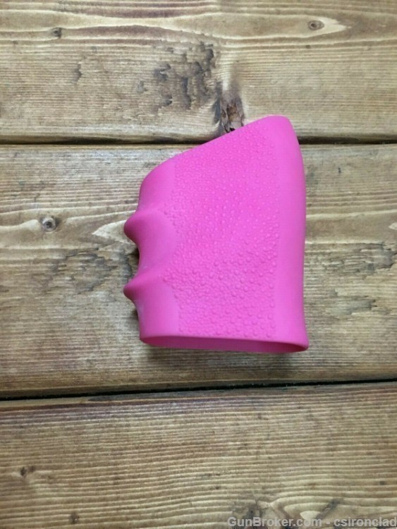 Glock Grip Sleeve Hogue, Large frame HOT PINK fits other guns also-img-1