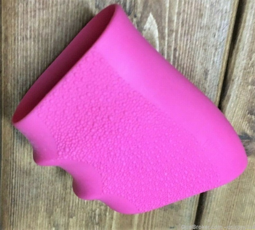 Glock Grip Sleeve Hogue, Large frame HOT PINK fits other guns also-img-2