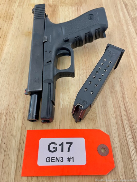 Glock 17 Gen3 9mm/9x19/9Para/9Luger PD Trade-in Used 95+% PENNY-img-0