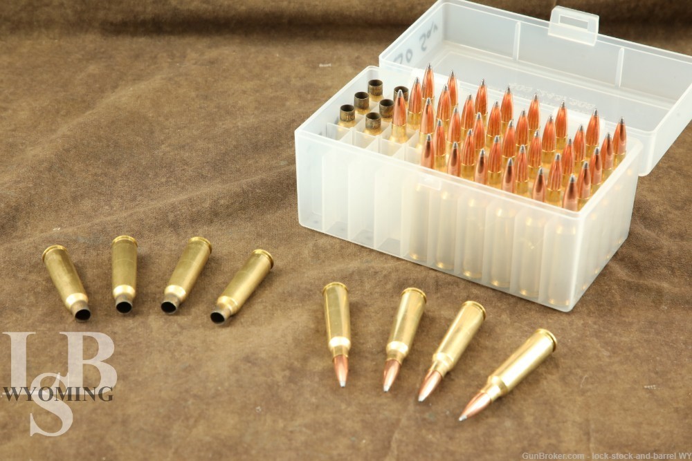 40x Reloaded 250 Savage Ammo/ 10x Casings-img-0
