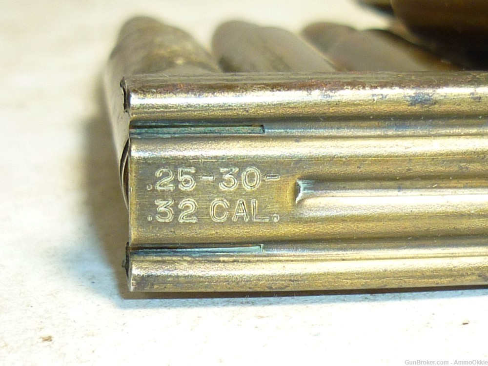 5rd + ONE ORIGINAL STRIPPER CLIP - Remington Model 8 81 - 25 Rem SLR - WW1-img-14