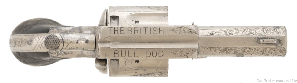 Factory Engraved Webley No. 2 Bull Dog .450 Caliber (AH8044)-img-3