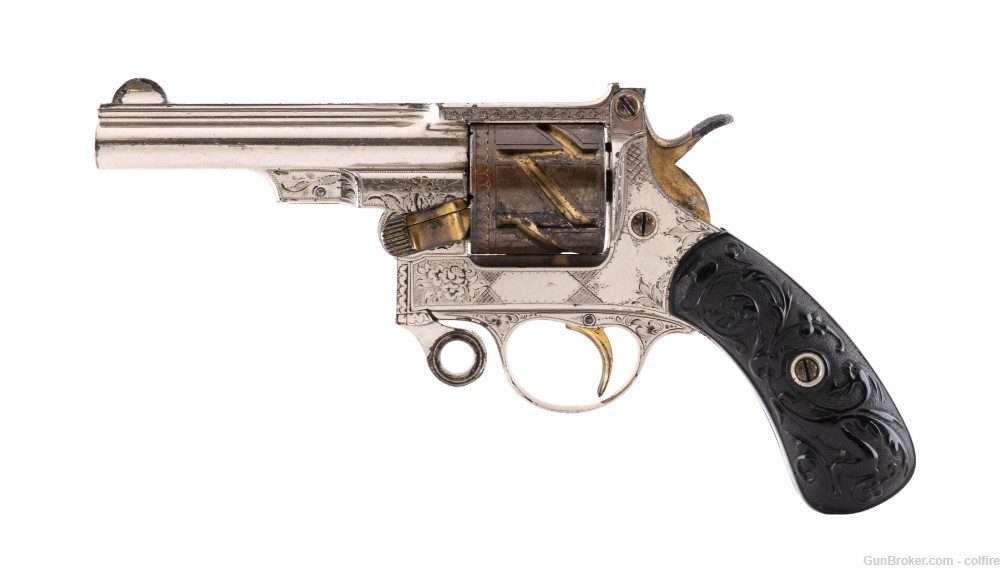 Very Rare Engraved Mauser Model 1878 "Zig-Zag" Revolver (AH5916)-img-0