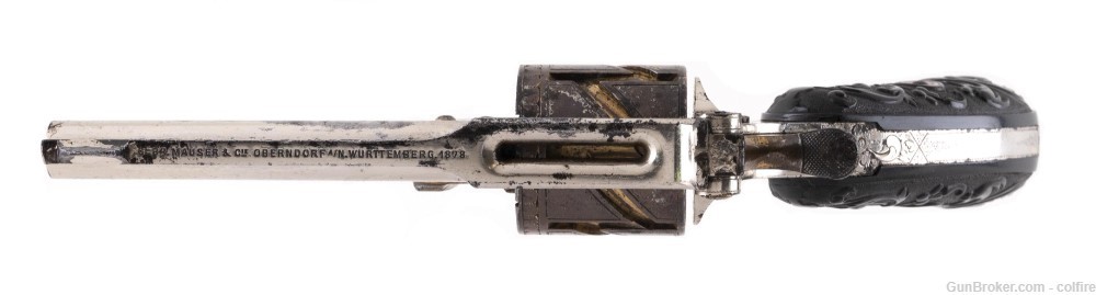 Very Rare Engraved Mauser Model 1878 "Zig-Zag" Revolver (AH5916)-img-2
