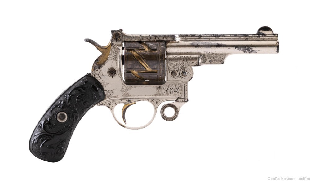Very Rare Engraved Mauser Model 1878 "Zig-Zag" Revolver (AH5916)-img-1