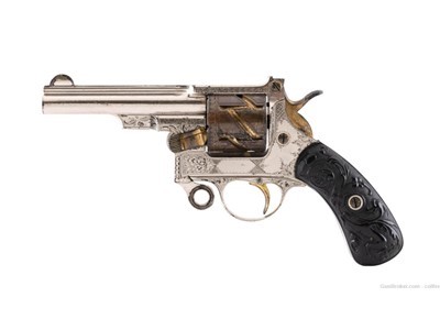 Very Rare Engraved Mauser Model 1878 "Zig-Zag" Revolver (AH5916)