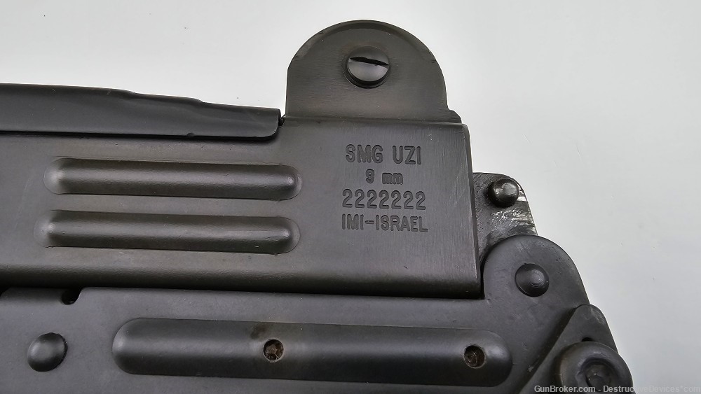 TRANSFERABLE 9mm UZI Sub-Machine Gun REGISTERED BOLT machine gun eForm-3-img-6
